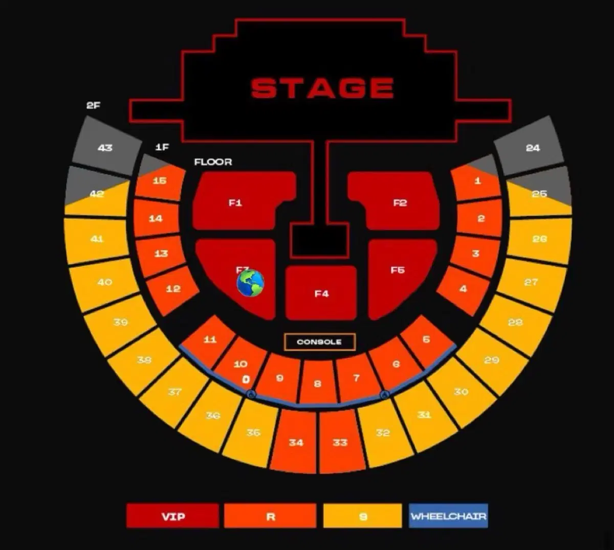 투애니원 콘서트 F3 플로어 막콘 일요일 vip 2ne1