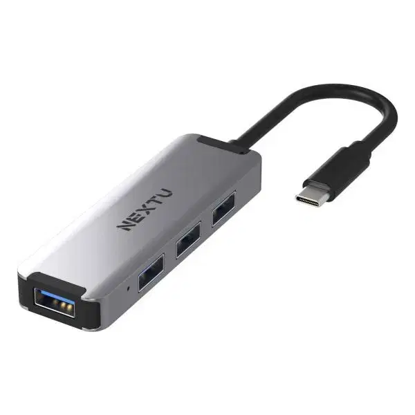 Type-C USB 3.0 4포트 알루미늄 허브 (15cm 케이블)