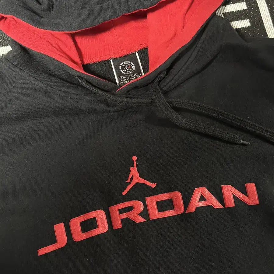 Jordan 20주년 기념 후드티 블랙 XXL사이즈 해외판