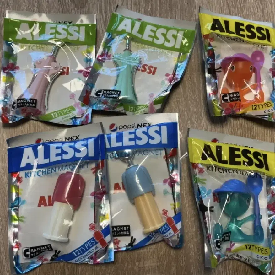 Alessi 냉장고자석 키친마그넷 알레시 풀세트 12종류