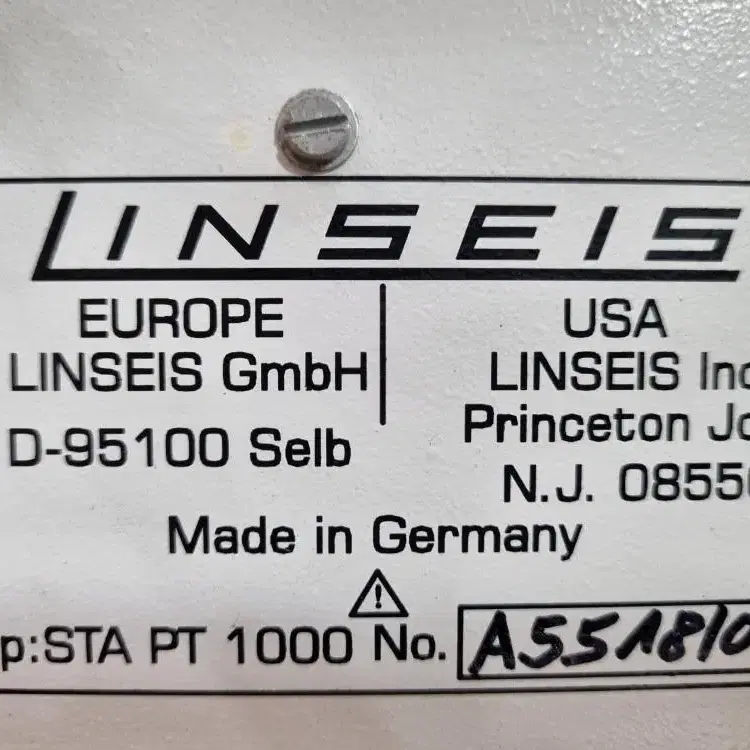 LINSEIS L81 Platinum Series PT-1000