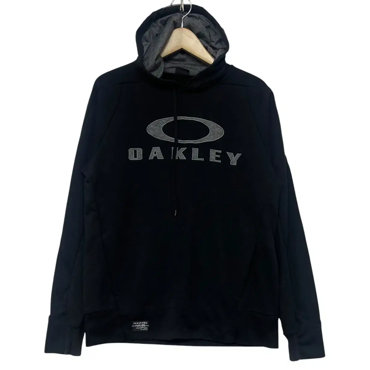 오클리 Oakley 써클 빅 로고 후드티 블랙