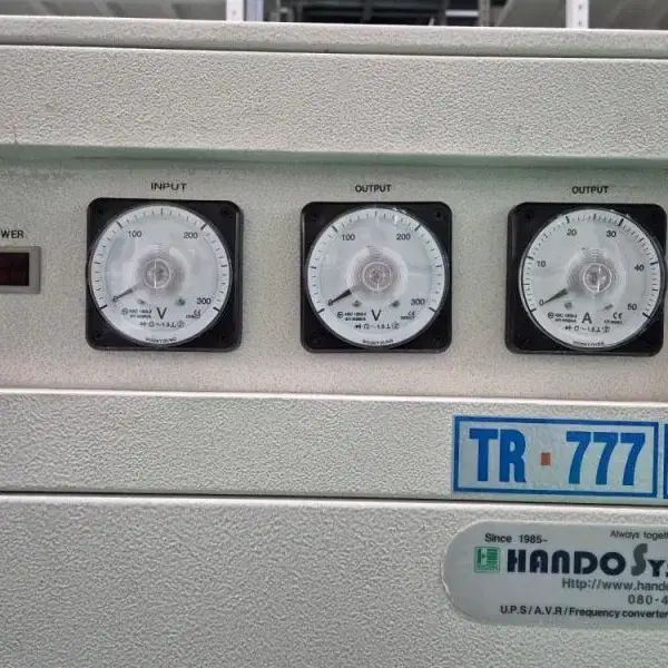 한도시스템 TR 777 3CK AVR 320KVA 자동전압조정기