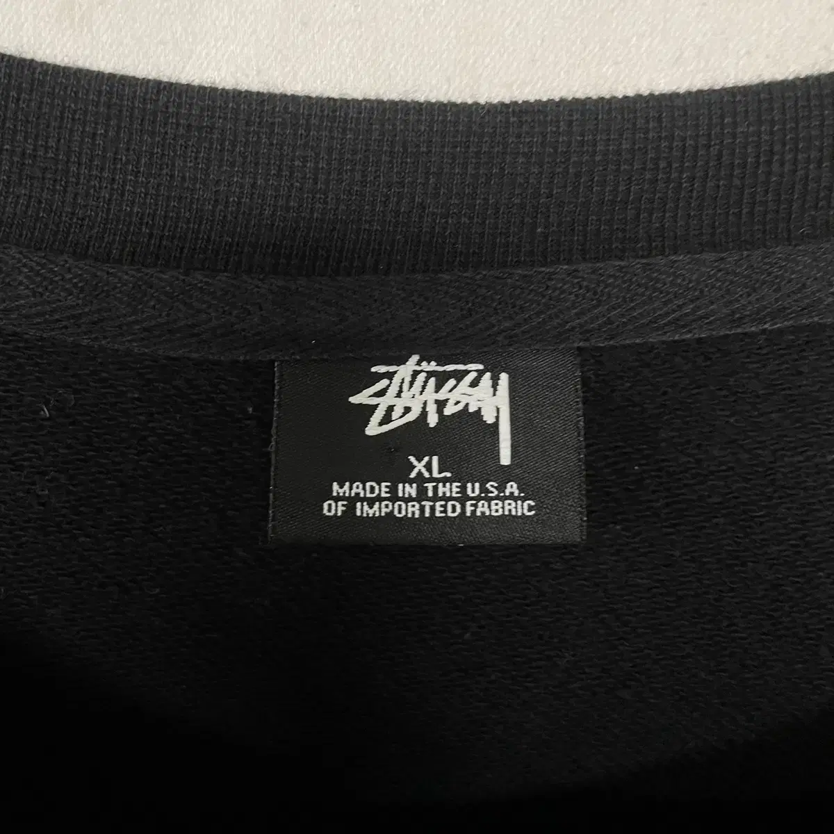 스투시 Stussy 페인팅 월드투어 크루넥 맨투맨 블랙