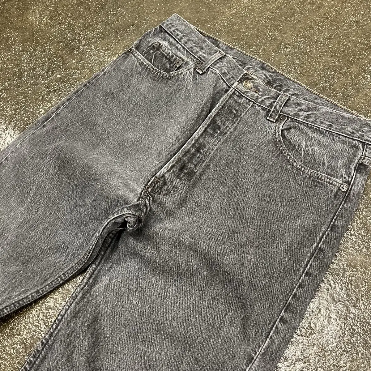 90s USA Levis501 데님 팬츠 (34)