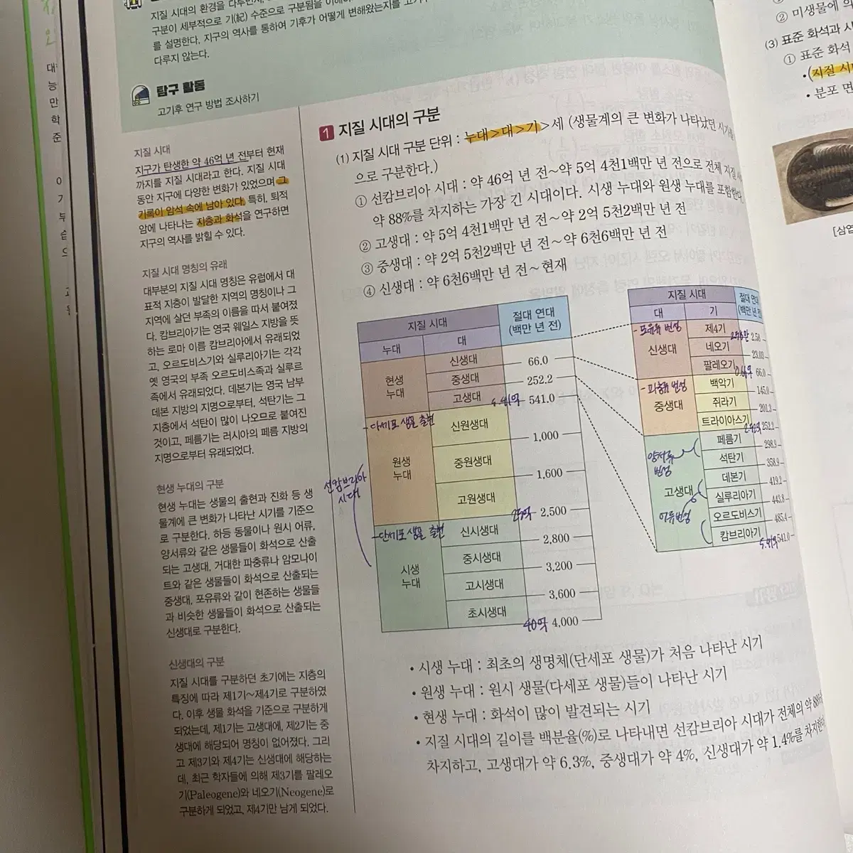 오지훈 지구과학 교재