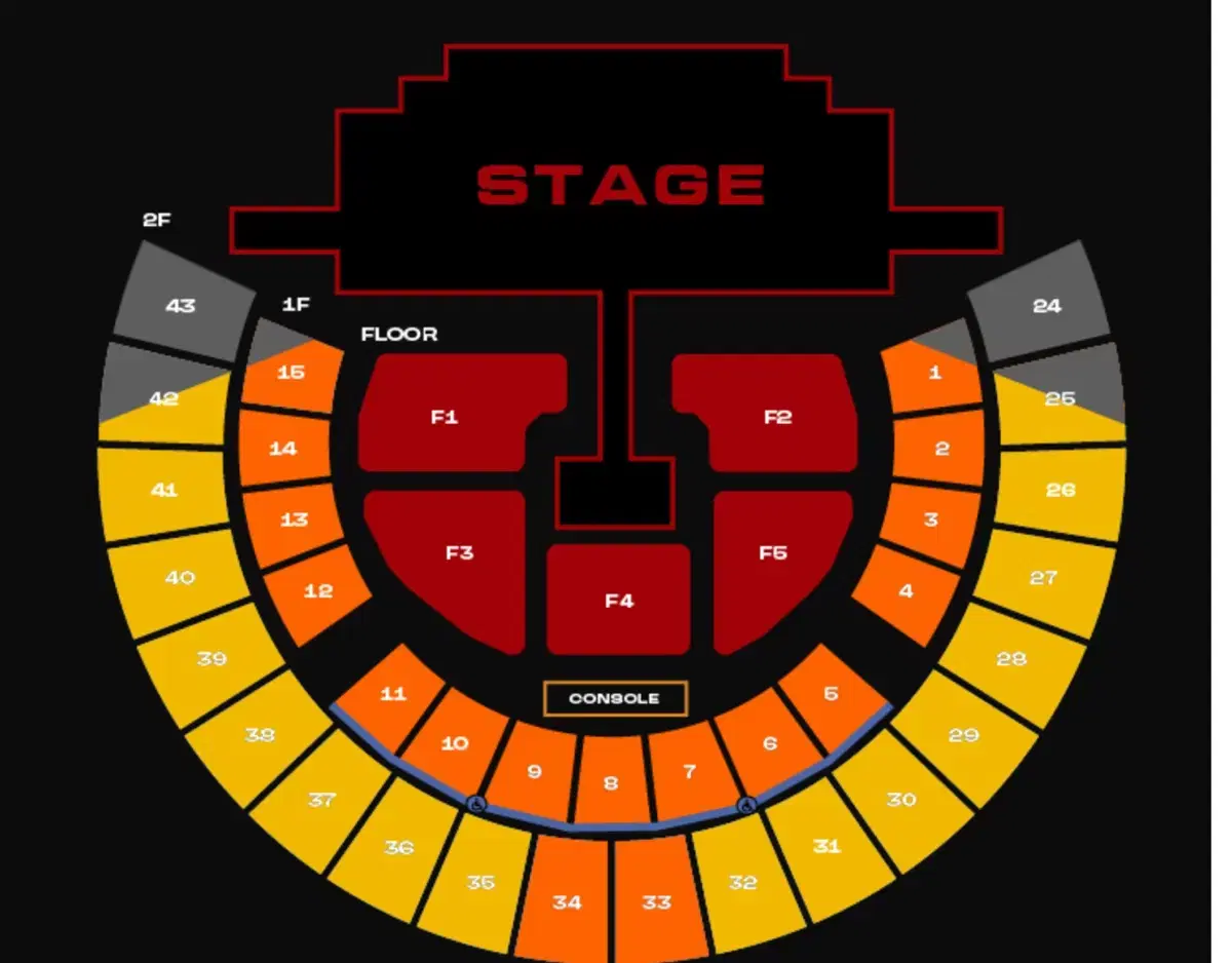 투애니원 콘서트 막콘 1층 8구역 10열