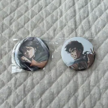 [506Z3425]진격의 거인 엘렌 리바이 무빅 캔뱃지 세트