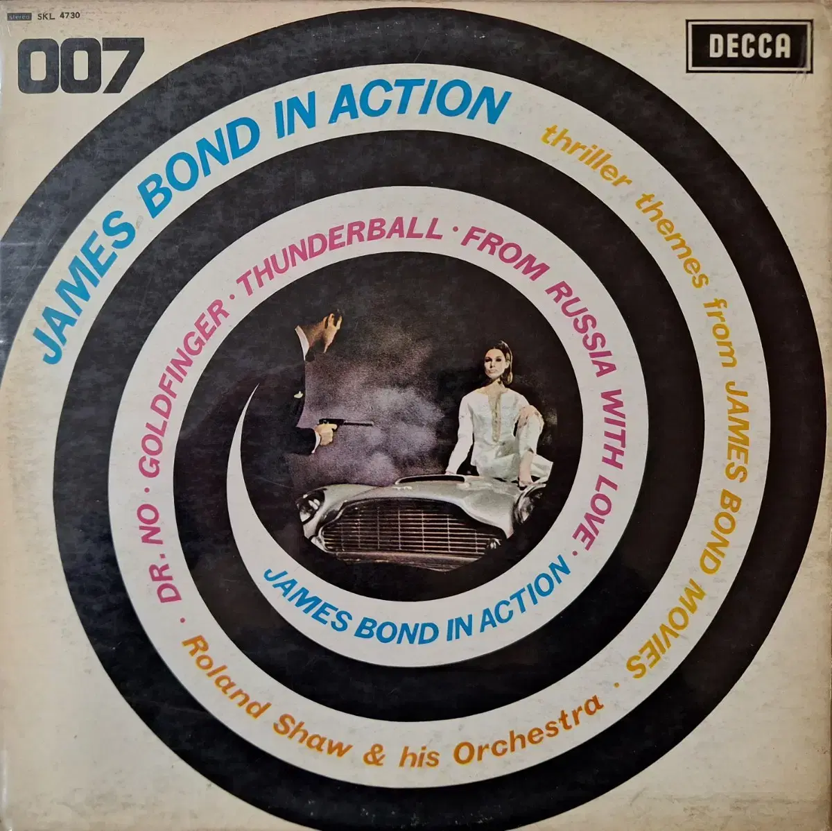 국내라이센스반/007 James Bond in Action LP