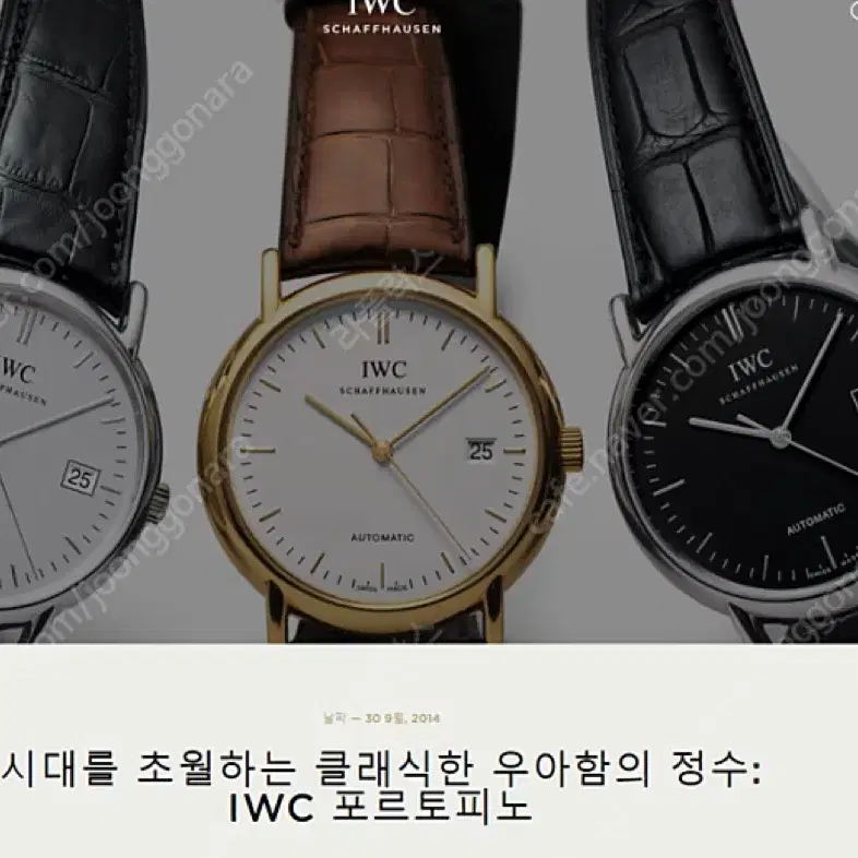 Iwc 포르토피노