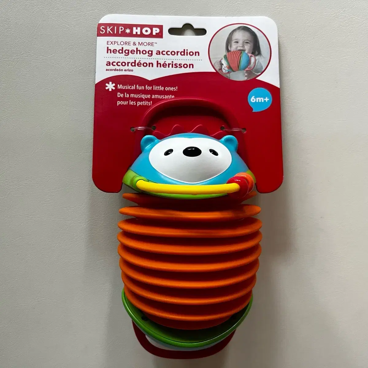 American direct purchase Skip Hop Small Muscle Touch Accordion Musical Instrument Toy Educational Toy Play