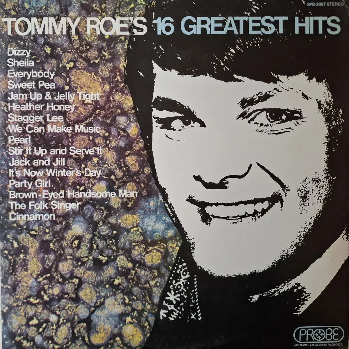 국내라이센스반/Tommy Roe's 16 Greatest Hits LP