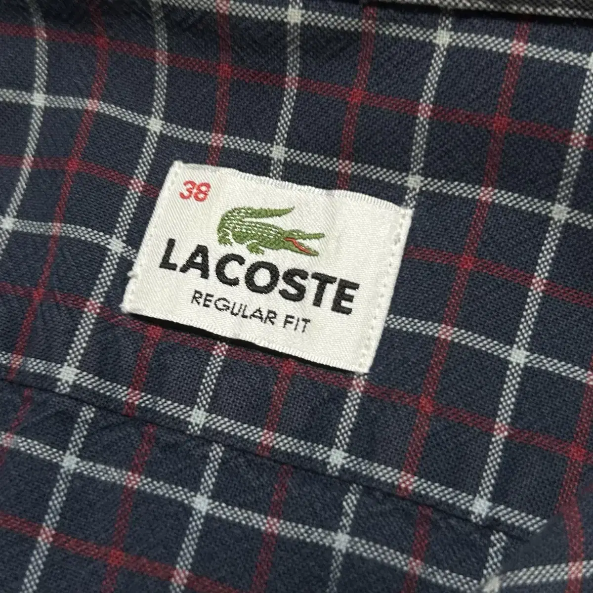 [ M ] Lacoste 라코스테 체크셔츠