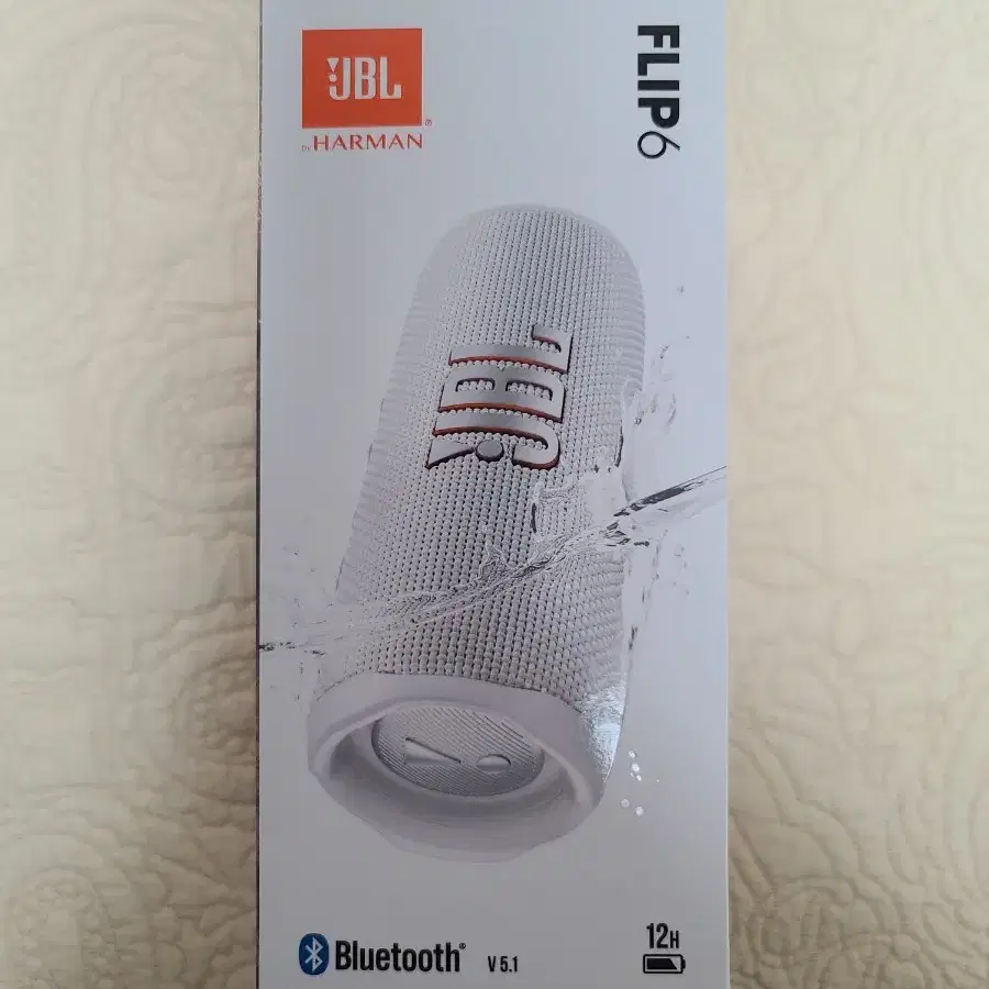 (새상품) JBL FLIP6 블루투스스피커 화이트색상 판매