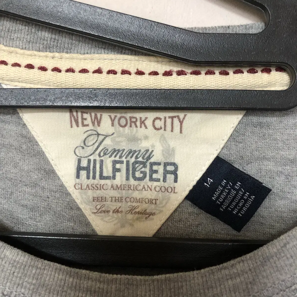 Vintage Tommy hilfiger 1985 gray t