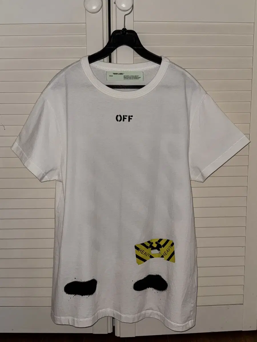 (100% genuine) Off-White Off-White XS-size short-sleeved T-shirt