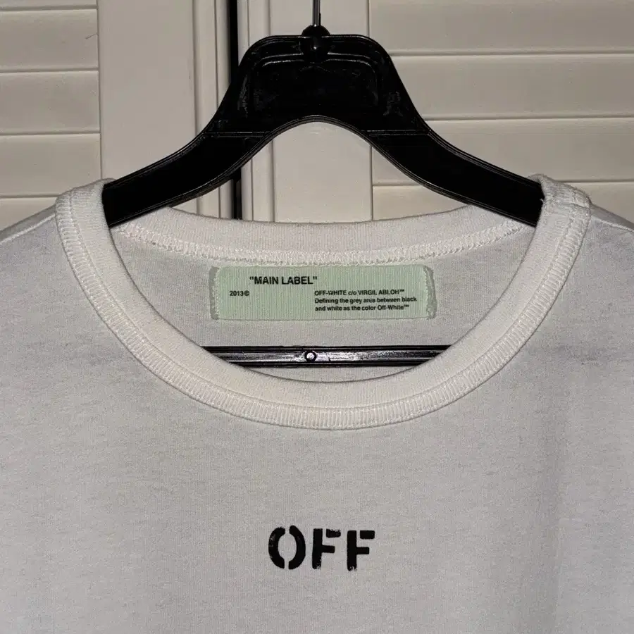 (정품) Off White 오프화이트 XS사이즈 반팔티셔츠