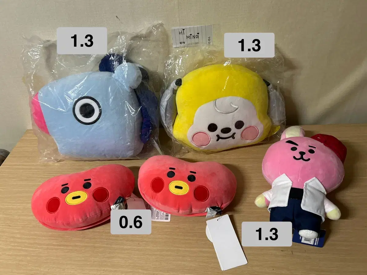 BT21 인형 쿠션 DOLL 방탄 bts 페밀리 스탠딩 쿠키 치미 타타