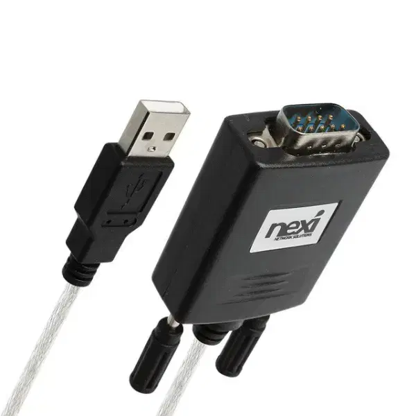 USB 2.0 to RS232 변환 케이블 블랙 1m