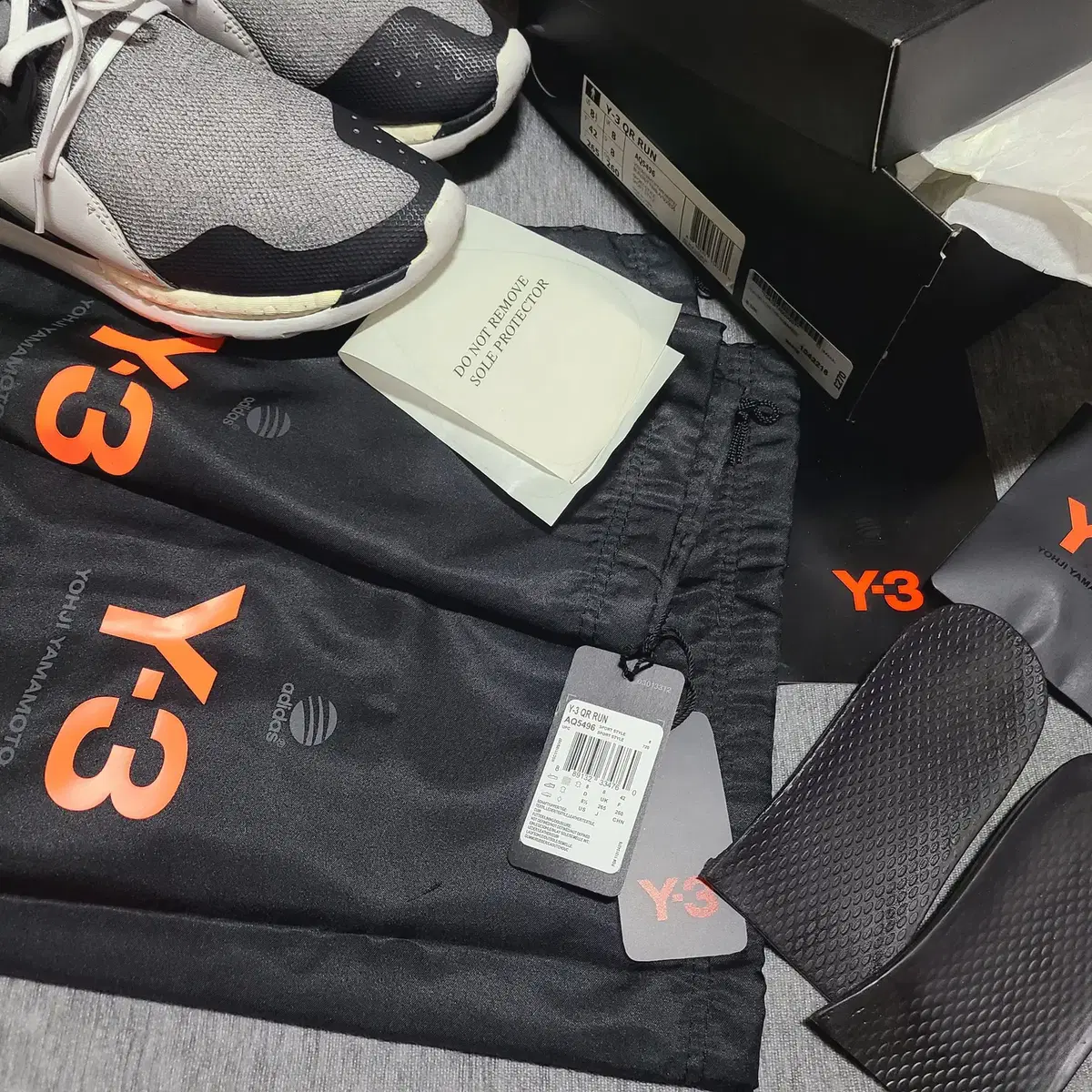 Y-3 qr run 와이쓰리 런 빈티지 화이트정품 265 요지야마모토y3