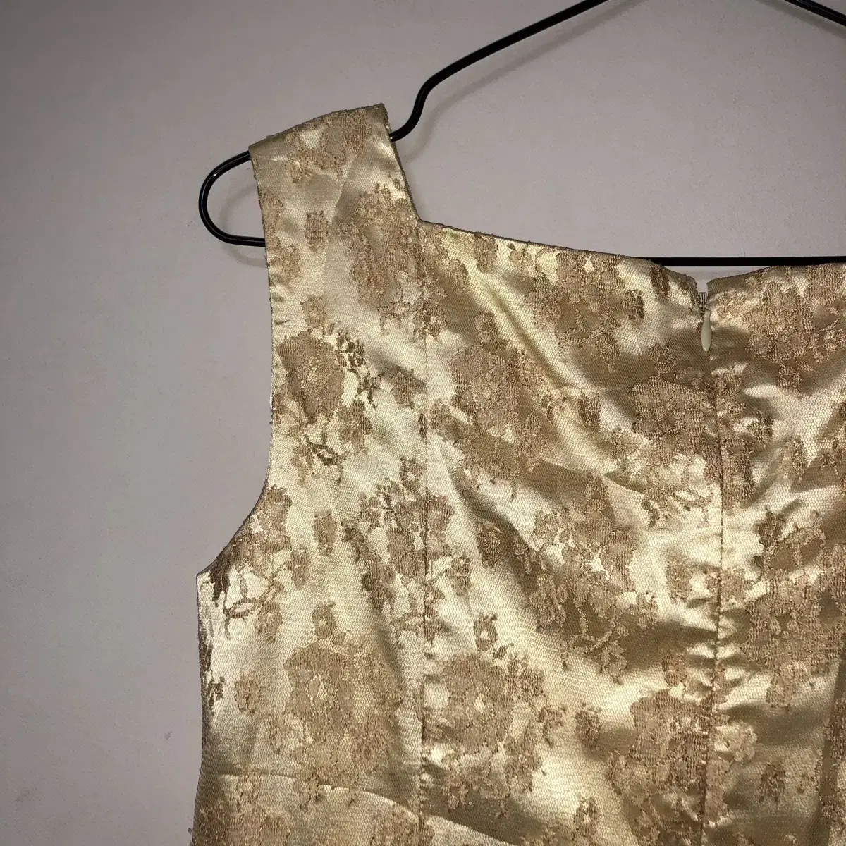 Vintage BRIGITTE yellow silk ops