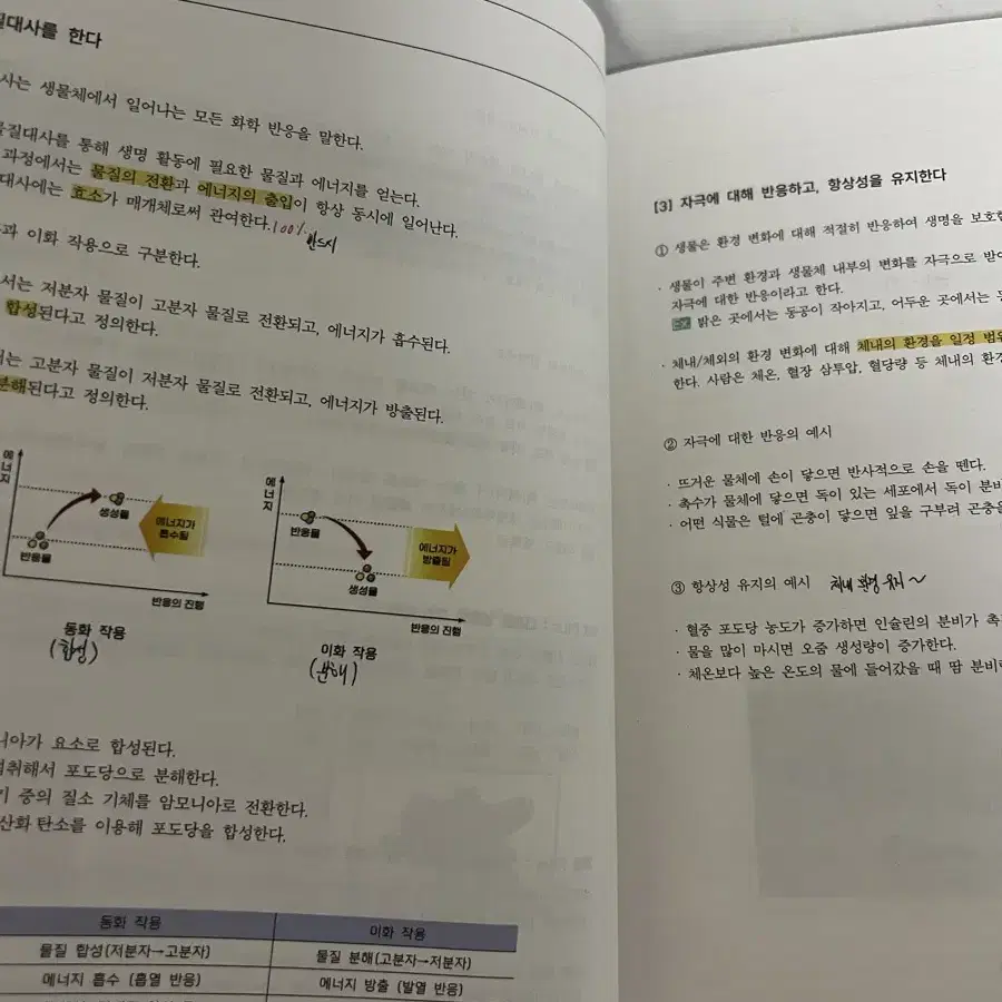 2026 홍준용 생명과학 개념교재 핀셋