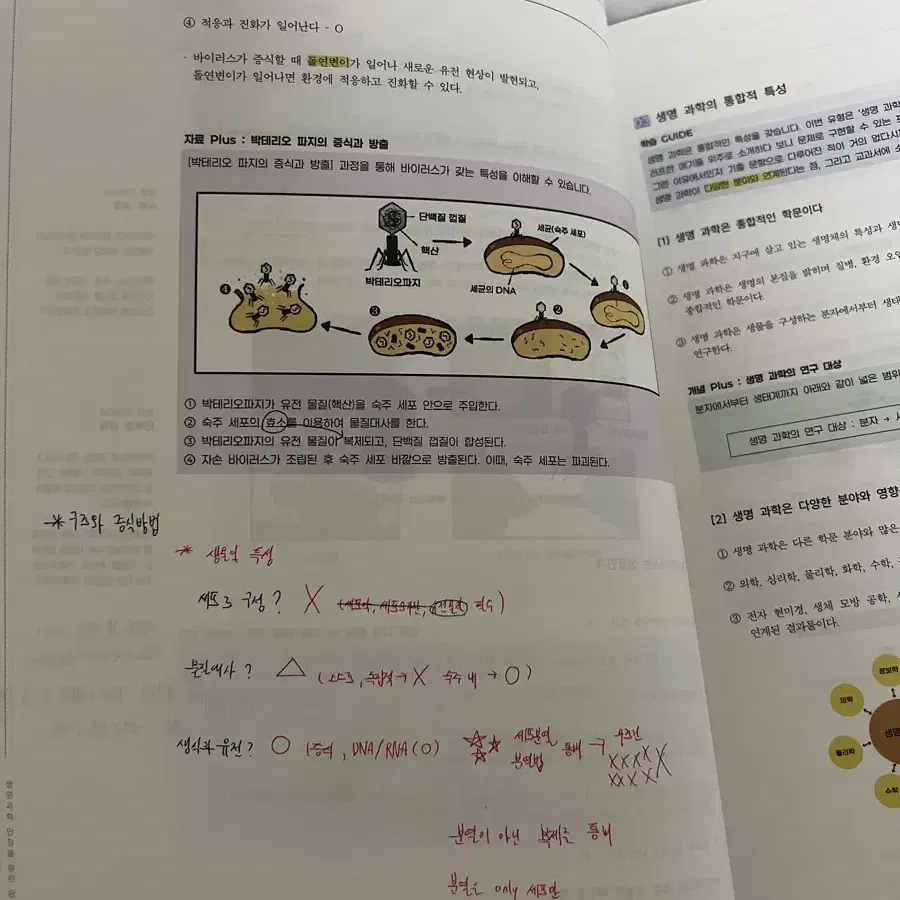 2026 홍준용 생명과학 개념교재 핀셋