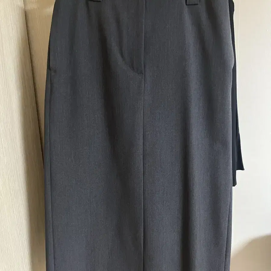 디애퍼처 H-line long Skirt Grey