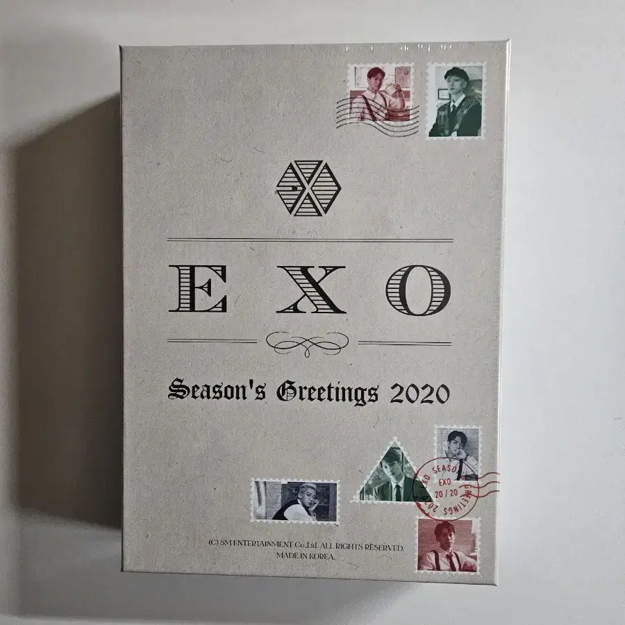 엑소 EXO 2020년도 시즌그리팅 시그 백현 시우민 세훈 첸 찬열