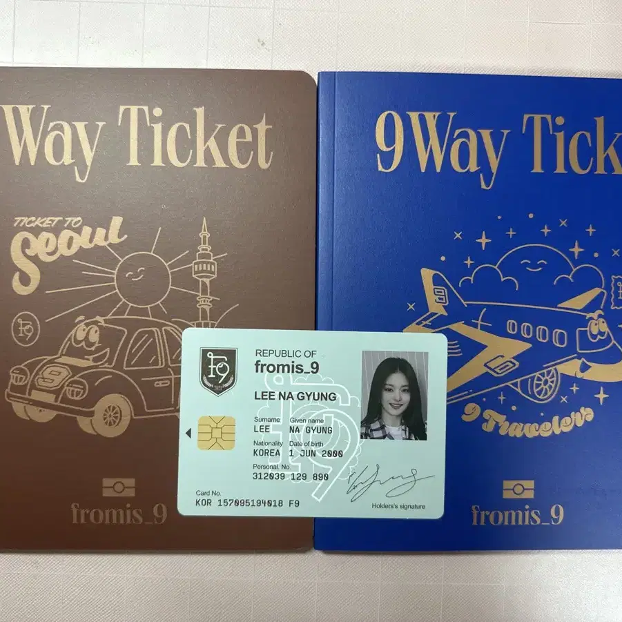 프로미스나인 위고 9 way ticket 앨범 세트