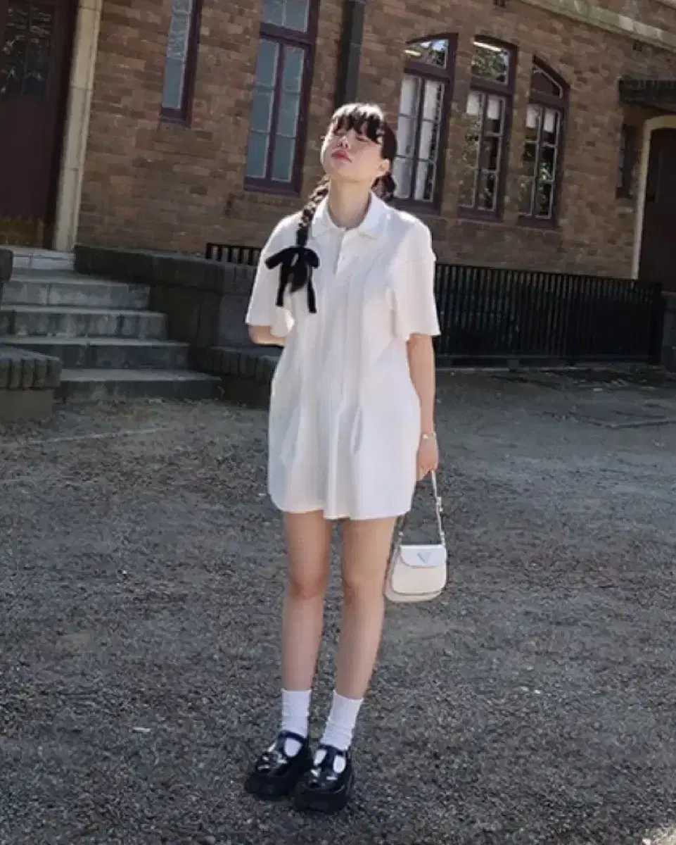 프레클 white tennis shorts dress freckle