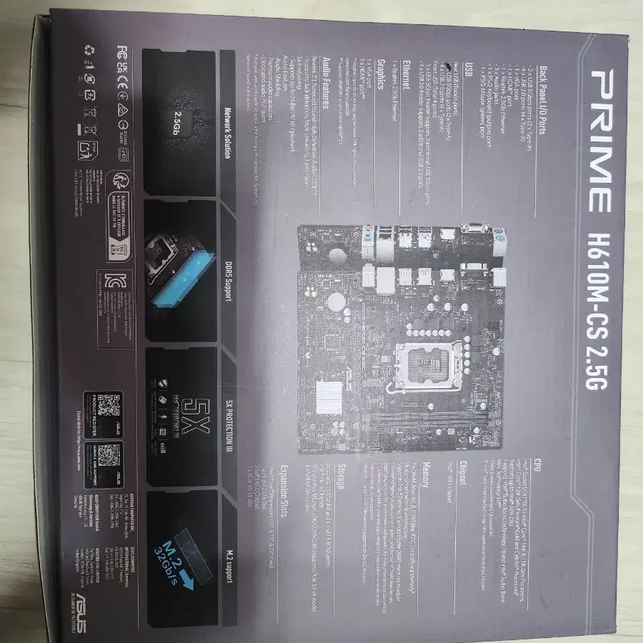 (ASUS)PRIME H610M-CS 2.5G