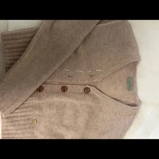 르메메 Shetland Cardigan Beige 가디건 프리사이즈