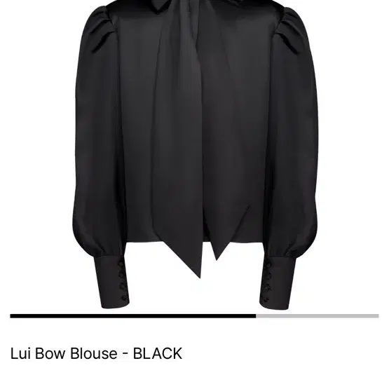 퍼제인(parjane) Lui Bow Blouse(블랙)새상품