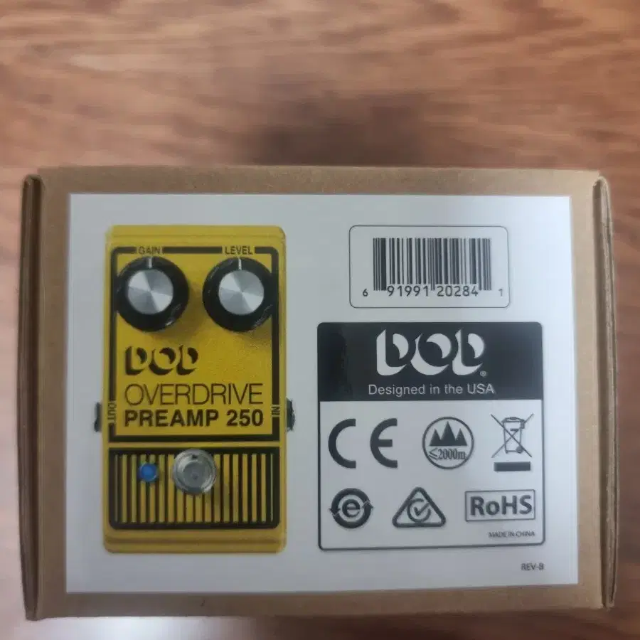 DOD OVERDRIVE PREAMP 250 기타 이펙터