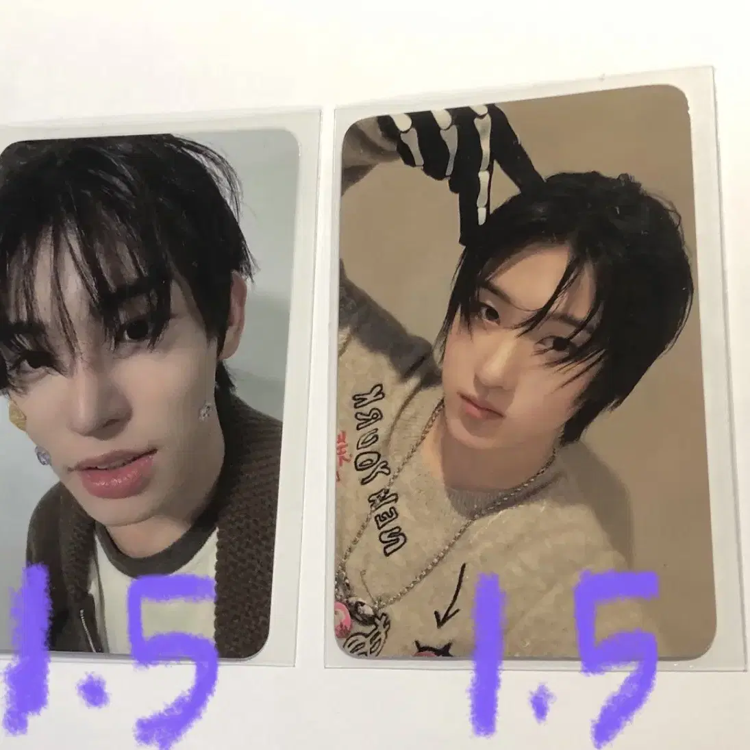 킥플립 팝업 럭드 포카 계훈 민제 kickflip photocard