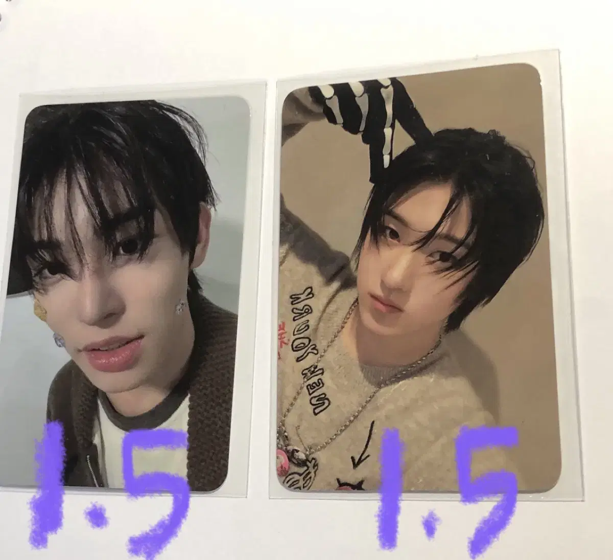 킥플립 팝업 럭드 포카 계훈 민제 kickflip photocard