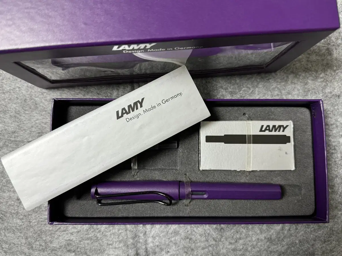 Lamy 라미 사파리 다크라일락 EF촉 만년필 / 중고, 2016년 한정