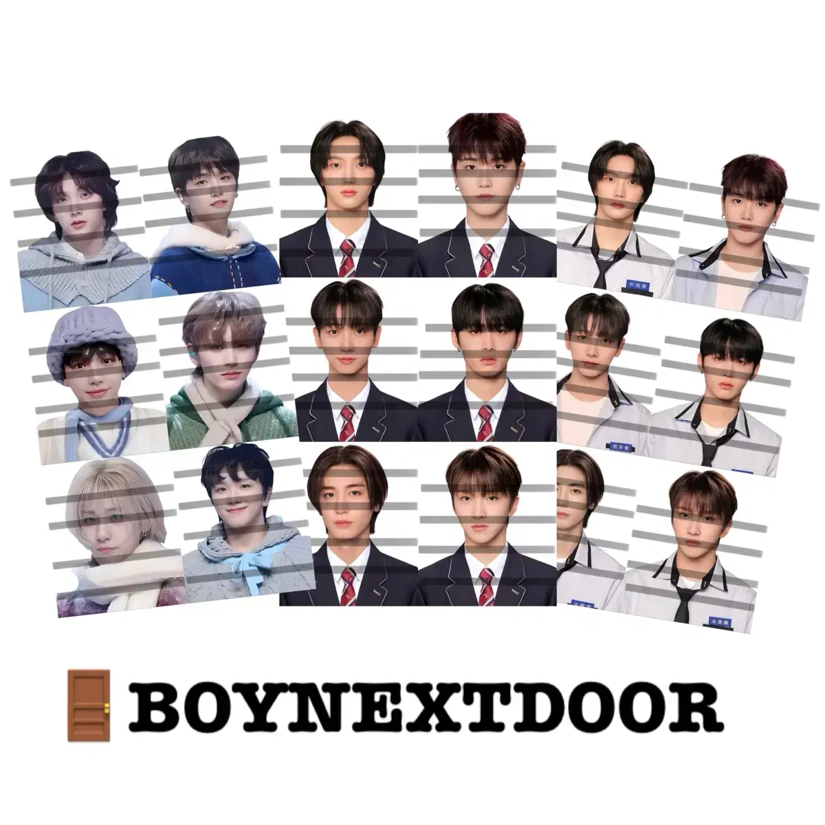 boynextdoor, 3 types of ID photos