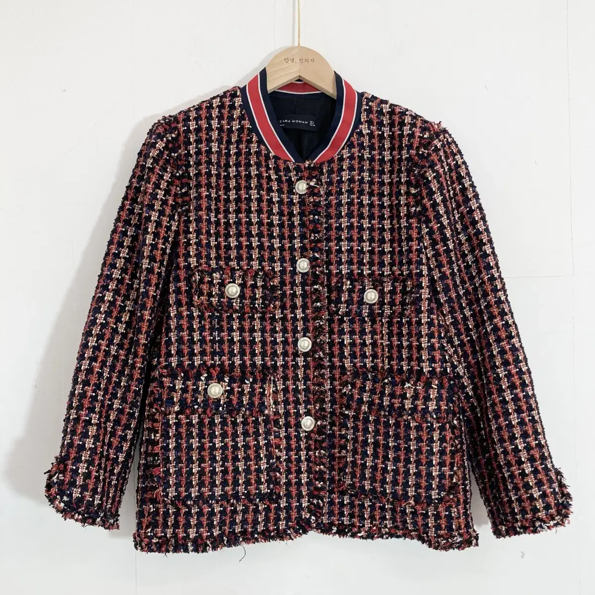 자라 트위드 자켓 L(90~95) ZARA Tweed Jacket