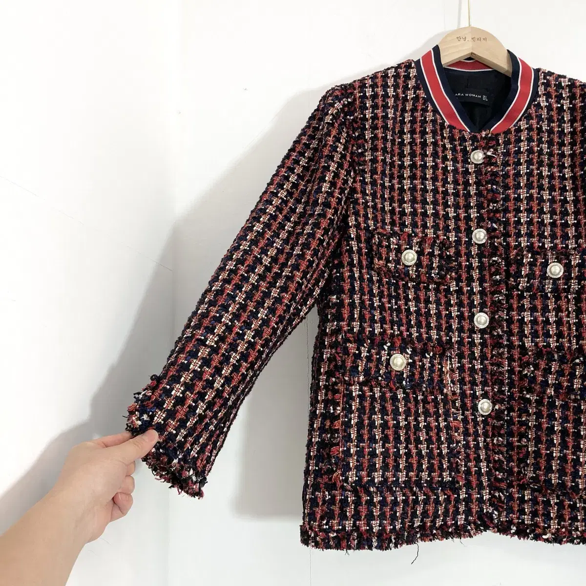 자라 트위드 자켓 L(90~95) ZARA Tweed Jacket