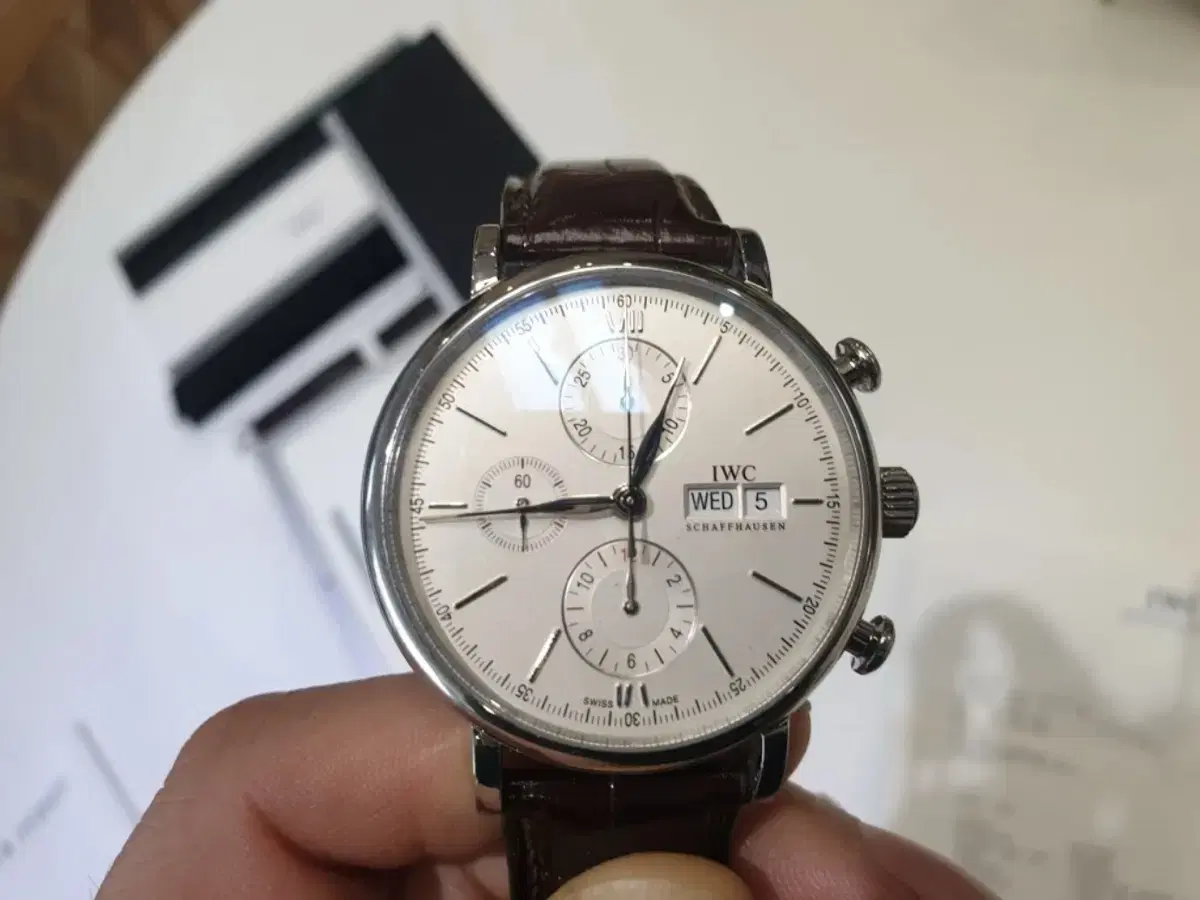 iwc 포르토피노 크로노그래프