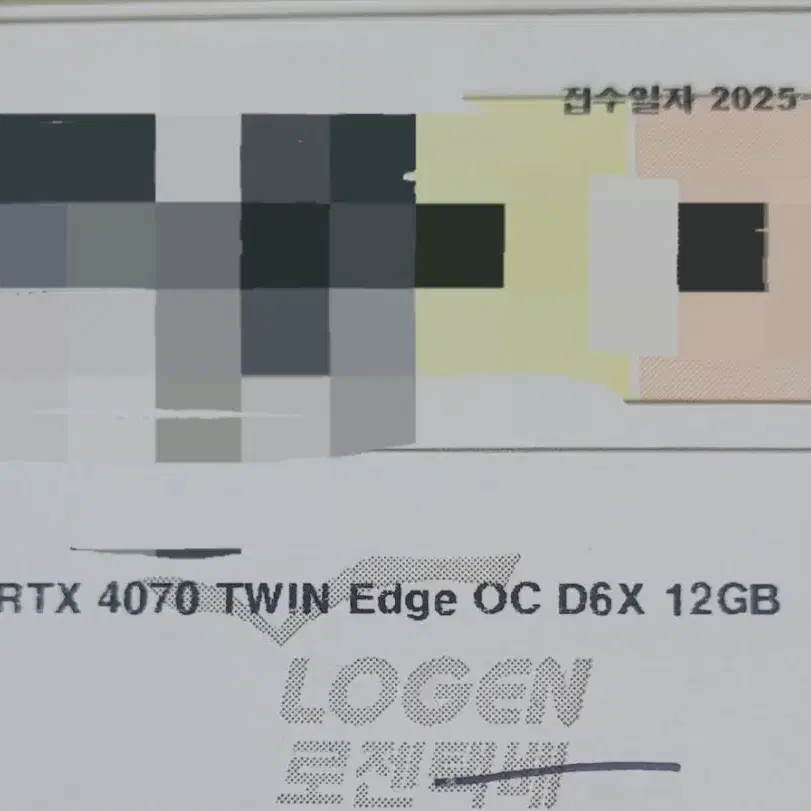 미개봉)RTX 4070 TWIN Edge 12GB