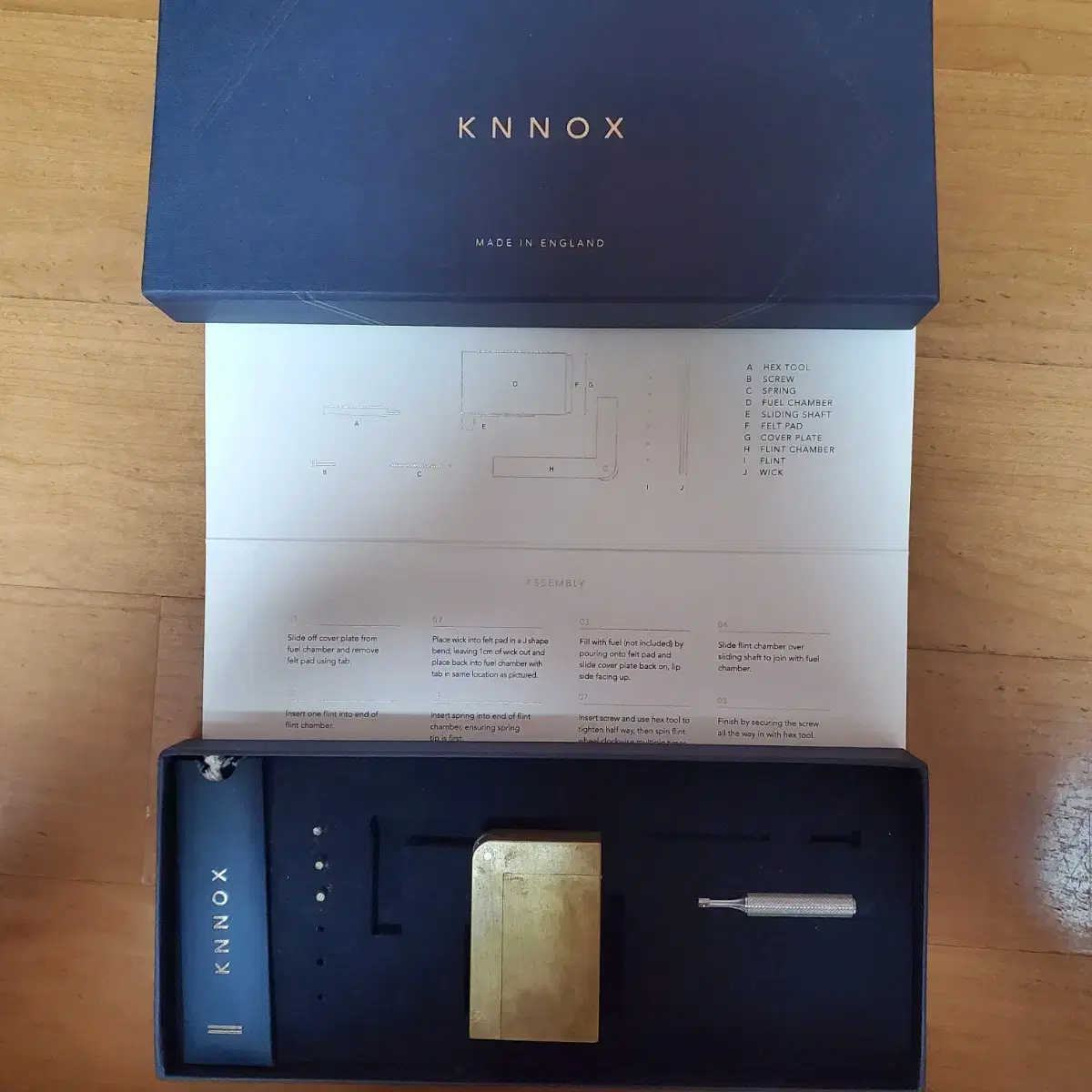 영국 명품 라이터 녹스 KNNOX