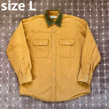 80s LLBEAN 헌팅 셔츠 구제 의류 빈티지 덕 코듀로이