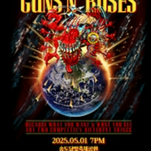 Guns N' Roses 건즈 엔 로지즈 선예매, 일예 대리 티켓팅 댈티