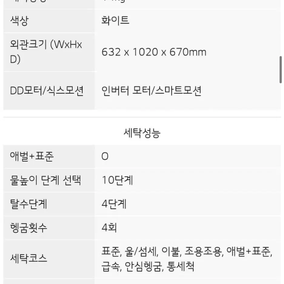 LG전자 통돌이세탁기 14키로 (TR14WK1)