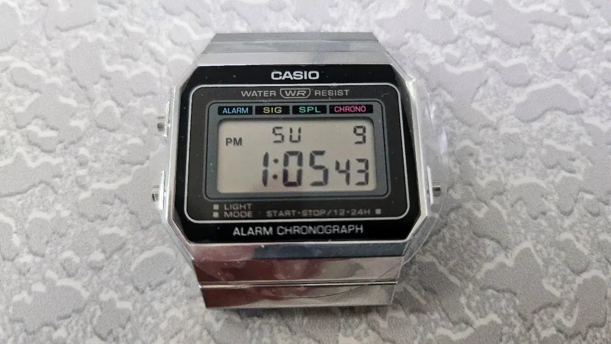 카시오 casio  A700W-1A 남성 메탈 디지털 시계