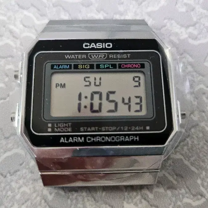 카시오 casio  A700W-1A 남성 메탈 디지털 시계