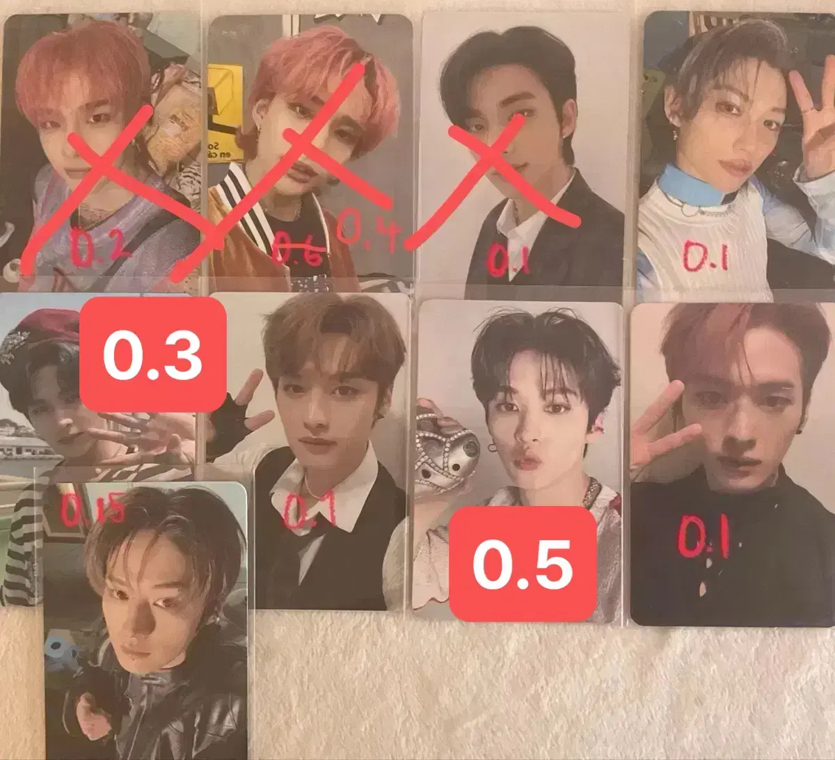 Quick Sale) SKZ poca Lee Know Felix